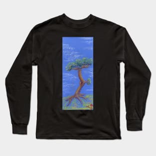 Blue Bonsai Long Sleeve T-Shirt